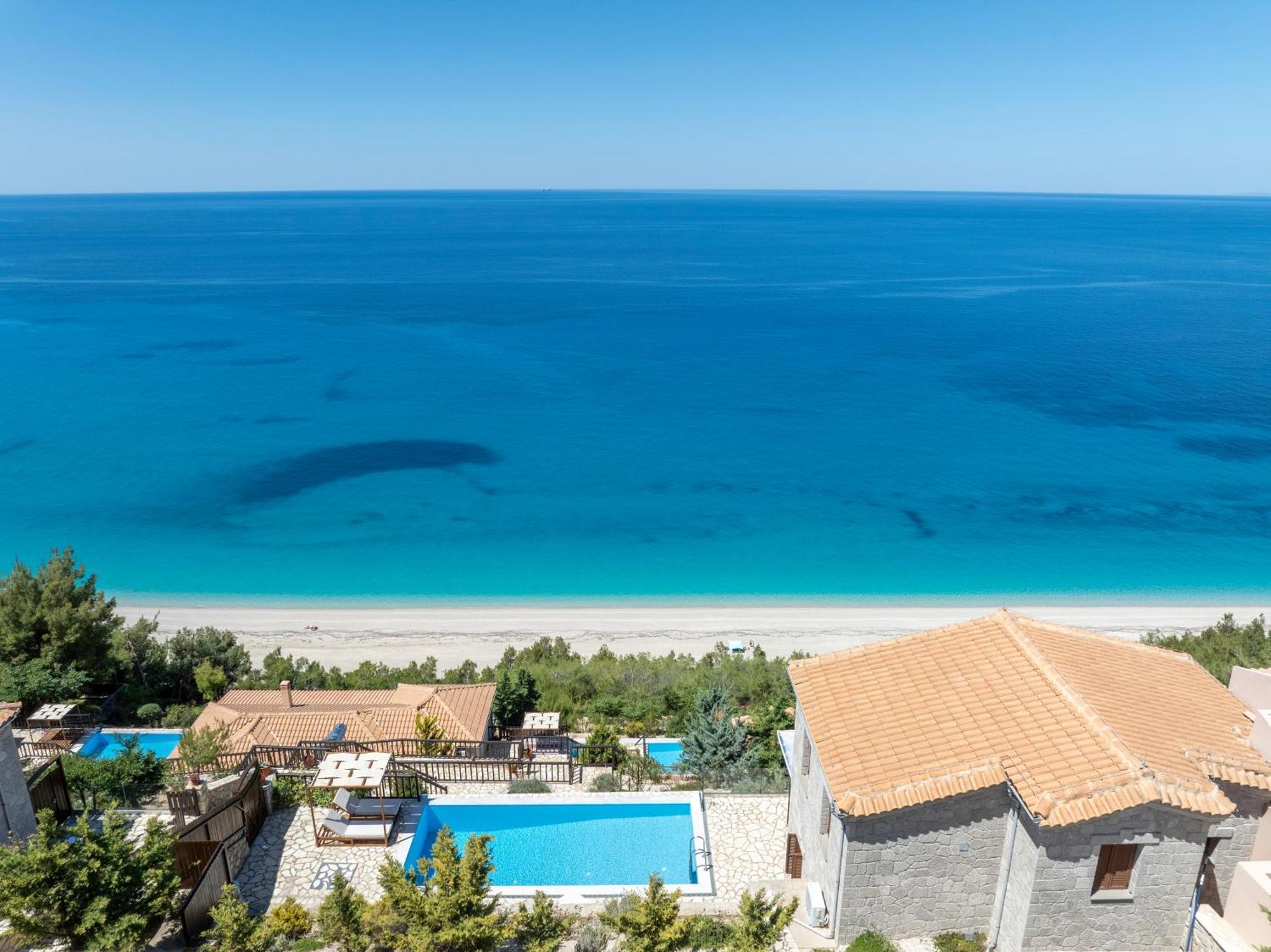 Milos Paradise Luxury Villas Ayios Nikitas Ngoại thất bức ảnh