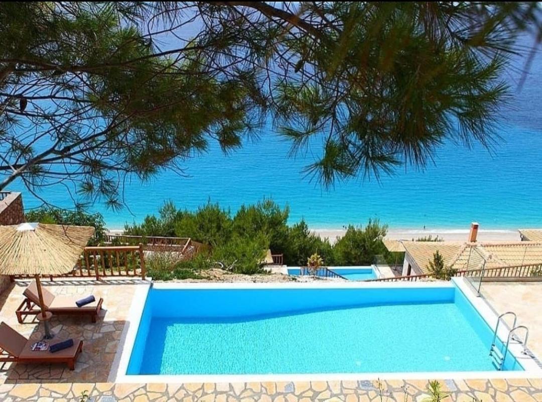 Milos Paradise Luxury Villas Ayios Nikitas Ngoại thất bức ảnh